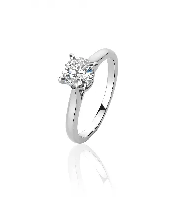 Купить Кольцо с бриллиантом 2ct из белого золота за 995 040 ₽ от My Diamonds