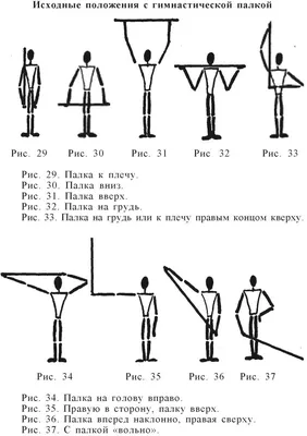 Общеразвивающие упражнения, игры и эстафеты с гимнастическими палка