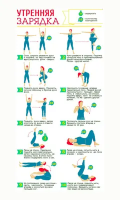 Плакат "Комплекс упражнений для утренней гимнастики": Формат А4 – купить по  цене: 20,70 руб. в интернет-магазине УчМаг