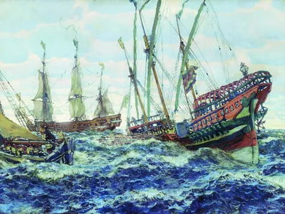 Флот Петра: история и предпосылки к созданию русского флота | Парусники,  яхты