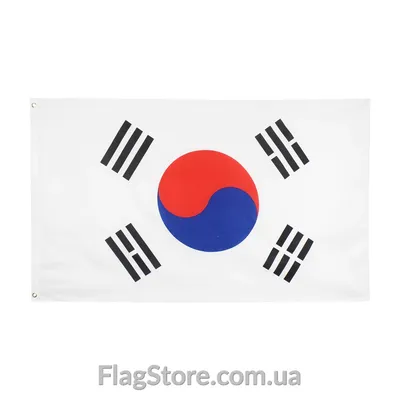 Флаг Республики Корея 1 х 2 метра. (id 15220563) купить в Казахстане, цена  на 