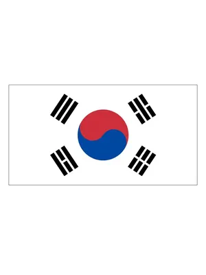 Флаг Республики Корея | South korea flag, North korean, South korean flag