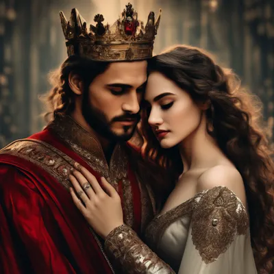 Король и королева любовь» — создано в Шедевруме