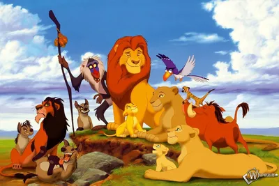 Обои Disney, Тимон, Король Лев, Симба, Пумба, Шрам, The Lion King, Муфаса  картинки на рабочий стол, раздел фильмы - скачать