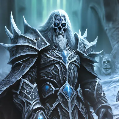 Артас Король-Лич / Arthas Lich King Коллекционная фигурка World of Warcraft  - ATM