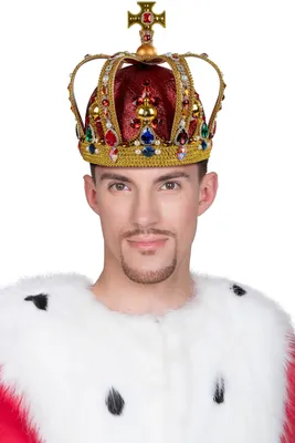 Корона «Король» с камнями, обхват головы 56 см – купить в магазине  'ПозитивОпт', Ульяновск