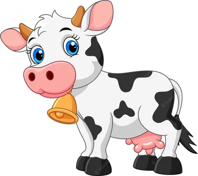 Корова для детей картинки