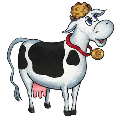 Корова детский рисунок - 43 фото