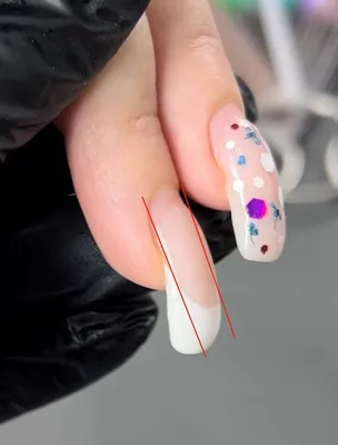 Маникюр Наращивание Ногтей en Instagram: “Белый френч🔝💅🏻#nails  #nailsofinstagram #nailart #mani… | Manicura de uñas, Manicura en punta,  Manicura para uñas cortas