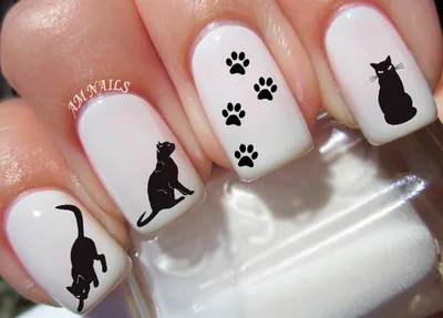 Женщина-кошка на ногтях | Nails inspiration, Nails, Beauty