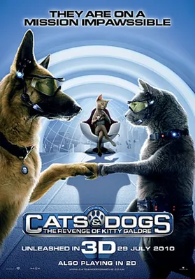 Постеры фильма: Кошки против собак: Месть Китти Галор