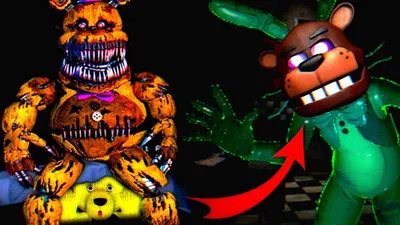 Fnaf Play Спрятался от Кошмарного Фредбера под Кроватью и Надел Маску на  Глитчтрапа во Фнаф 8 Vr !!! | FNAF PLAY | Дзен