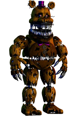 Кошмар Фредбера: жуткий аниматроник в игре FNaF» — создано в Шедевруме