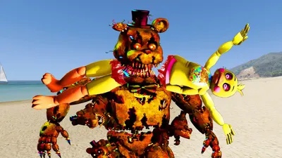 Фигурка Фредди кошмарного FNAF. Доставка по России | Музыка Детства