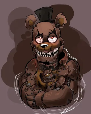 iPad Pro, how to draw nightmare Freddy, FNAF, Как нарисовать кошмарного  Фредди - YouTube