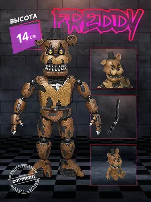 Купить Кошмарный золотой Фредди, симулятор пиццерии Freddy Fazbear's Five  Nig, термонаклейки для одежды, футболка, сумка, теплопередающие наклейки,  железные нашивки | Joom