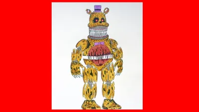 Мягкая Игрушка Аниматроник Кошмарный Медведь 5 Ночей с Фредди FNAF / Фнаф  Фреди (Five Nights At Freddy's) 18 — Купить на  ᐉ Удобная Доставка  (1993183142)