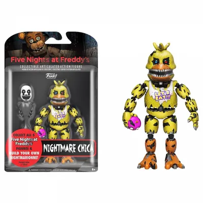 Купить Кошмар Чика Five Nights At Freddy's 4 Кошмарные термонаклейки для  одежды, футболка, сумка, термопереносные наклейки, железные нашивки | Joom