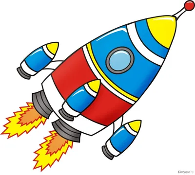 Космическая ракета для детей картинки
