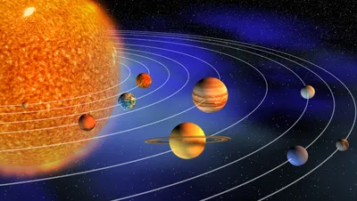 Космос планеты солнечной системы на …» — создано в Шедевруме