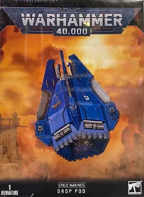 Миниатюры Warhammer 40000: Десантный Модуль Космодесанта (Space Marine Drop  Pod)