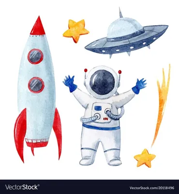 Космонавт в космосе рисунок для детей - 61 фото