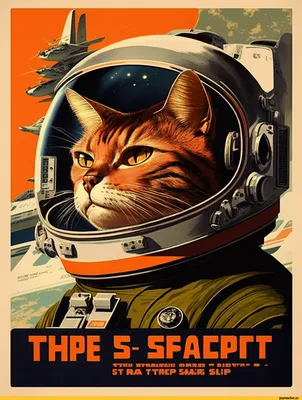 Картинки фэнтези, космос, кот, мурло - обои 2560x1600, картинка №202134