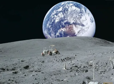 Обои Космос Луна, обои для рабочего стола, фотографии космос, луна, вид,  земли, с, луны, земля, планета Обои для рабочего стола, скачать обои  картинки заставки на рабочий стол.