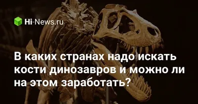 Как выглядел «российский динозавр» и какова вероятность его возродить — Нож