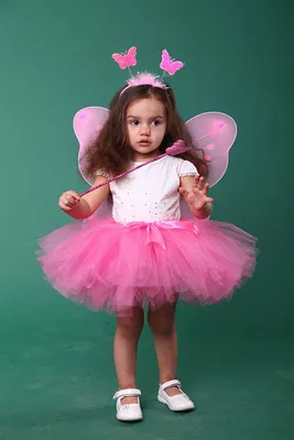 Детский карнавальный костюм "Феи" крылья бабочки +юбка 4 предмета Размер  45х42 см Цвет розовый - купить по доступным ценам в интернет-магазине OZON  (785584726)