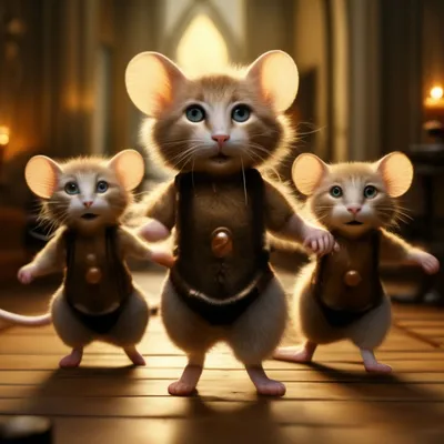 Кот из дома - мыши в пляс» — создано в Шедевруме