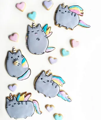 Кот пушин единорог, подушка игрушка pusheen the cat, цена 495 грн - купить  Мягкие игрушки новые - Клумба