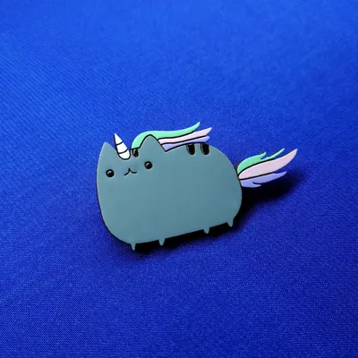 Пенал плюшевый Кот Пушин (Pusheen the cat) Единорог купить в магазине в  Москве