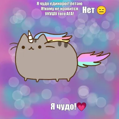 Худи толстовка Pusheen Happy Unicorn Кот Пушин | AliExpress