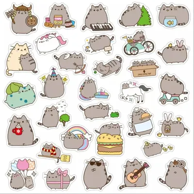 Купить Мягкая игрушка Кот Пушин Pusheen - the cat с мороженым, цена 380 грн  —  (ID#767429054)