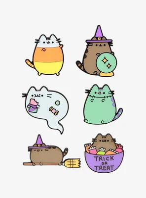 Гиф анимация Pusheen the cat / Кот Пушин отдыхает в бассейне вместе со  своими друзьями