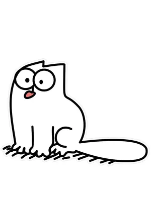Раскраски кот саймон наклейки (44 фото) » Картинки, раскраски и трафареты  для всех - 