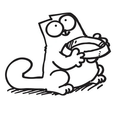 Кот Саймона Объемный РИСУНОК карандашом Simon's Cat YouTube - YouTube