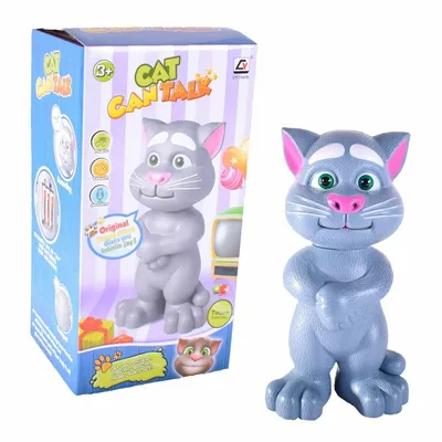 Интерактивная игрушка Кот Том (27 см) повторяшка, арт.G140530(H215A)  (ID#221396496), цена: 38 руб., купить на 