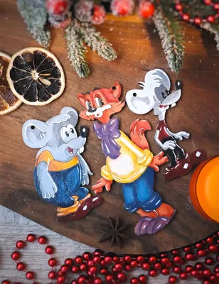 Кот Леопольд и мыши — раскраска для детей. Распечатать бесплатно.
