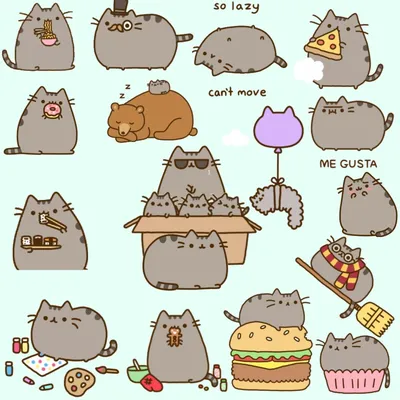 Кошка Пушин, Pusheen cat / Кукольная миниатюра своими руками / Бэйбики