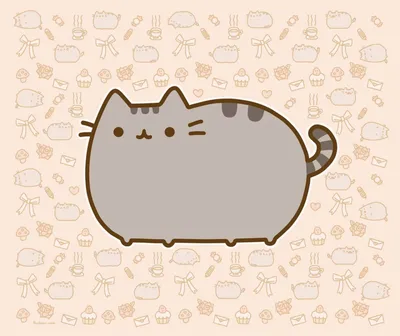 Чашка пушин котик Pusheen керамическая белая / IMCAT