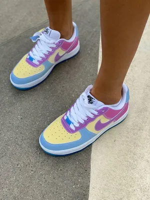 Женские кроссовки Nike Air Force Color Changing разные цвета кожа демисезон  повседневные найк аир форс низкие (ID#1573866057), цена: 2299 ₴, купить на  