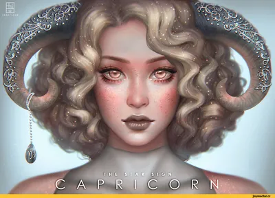 Capricorn - The Star Sign / арт барышня (арт девушка, art барышня) ::  Serafleur (Abigail Diaz) :: красивые картинки :: фэнтези :: персонаж ::  Козерог :: artist :: art (арт) / картинки, гифки, прикольные комиксы,  интересные статьи по теме.