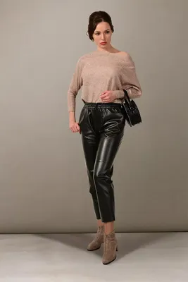 Черные винтажные прямые женские кожаные брюки с высокой талией 2023,  американская мода, уличная одежда, брюки 2023, повседневные широкие брюки |  AliExpress