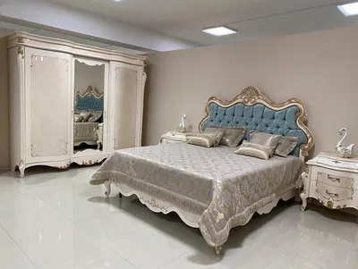 Zebrano Casa — Праздничная красивая спальня из коллекции Daimon :: Zebrano  Casa
