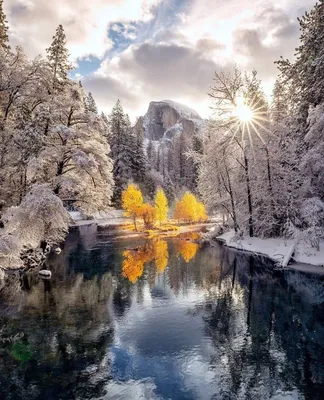 Необычная зимняя природа (55 фото) - 55 фото