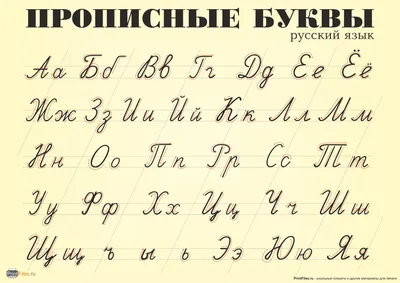 Красивое написание русских букв картинки