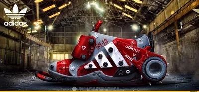 Кибертапки Mech Adidas Kick Iron Nike / красивые картинки :: Sci-Fi ::  Hristian Ivanov Shyne :: кроссовки :: Nike :: Adidas (адидас) :: Sneakers  :: cyberpunk :: art (арт) / картинки, гифки, прикольные комиксы, интересные  статьи по теме.