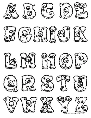 Английский алфавит с рисунками - 68 фото